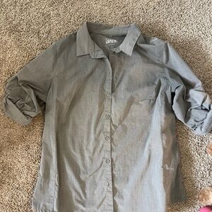 Chef Urban Gray Button Down Shirt